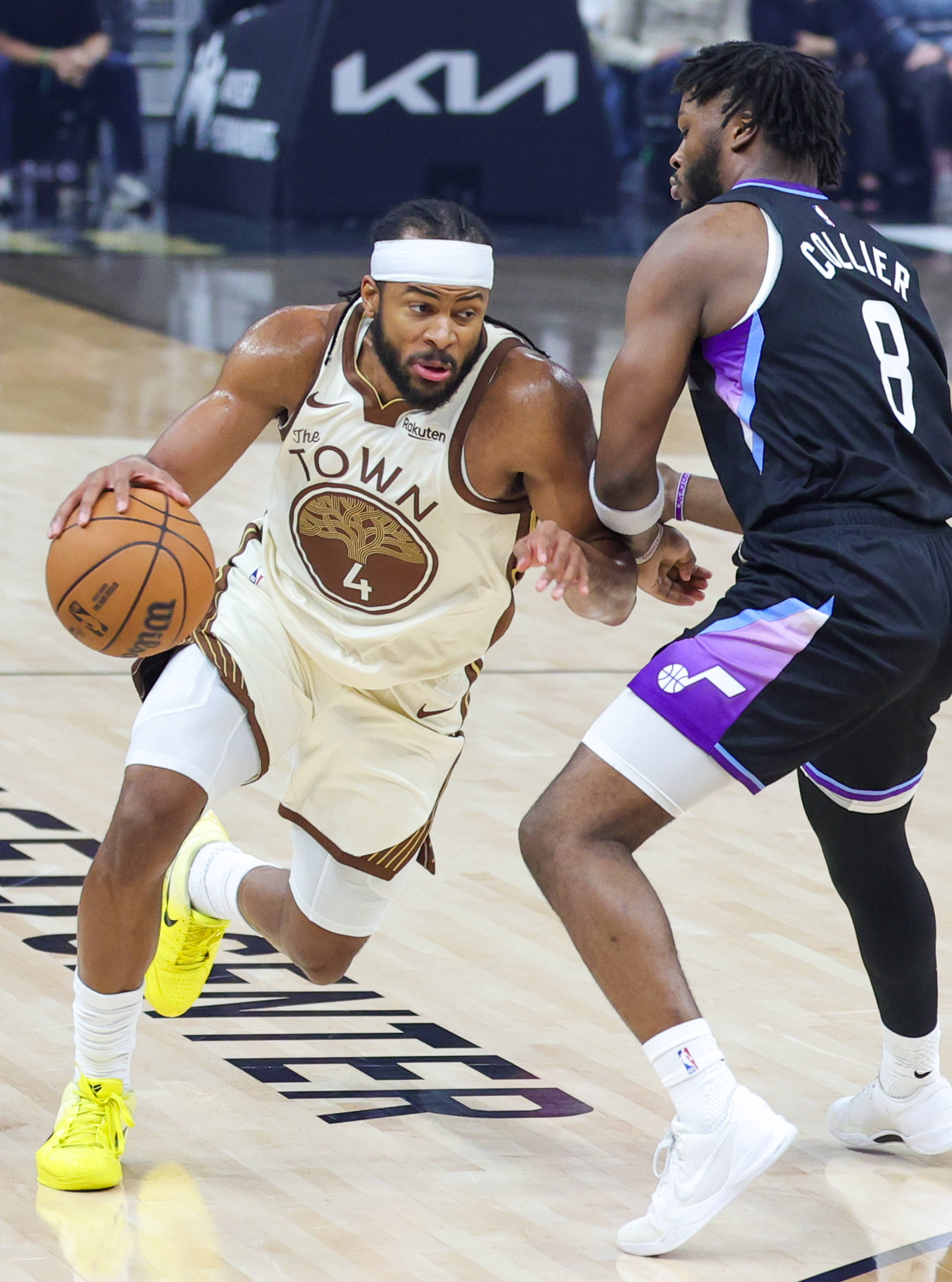 （体育）篮球——NBA常规赛：勇士胜爵士