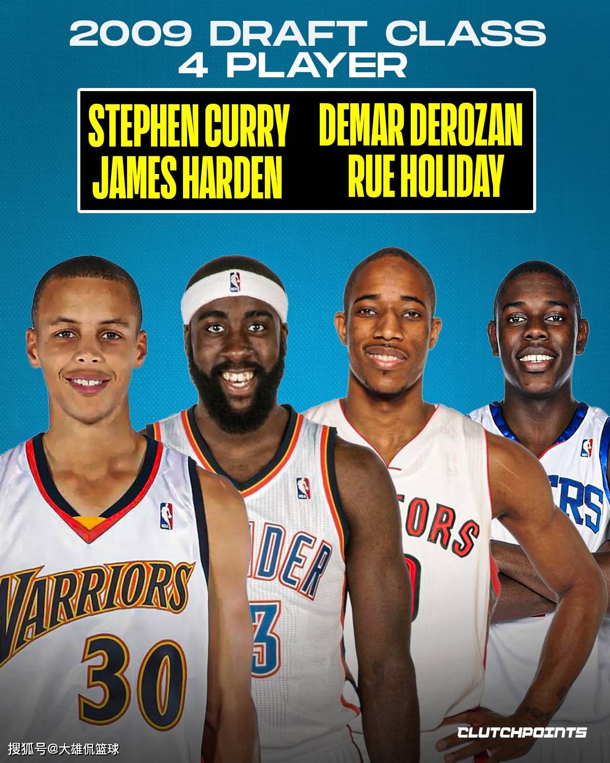 美媒晒出21世纪10年代NBA选秀中仅剩的现役球员，只剩下18人